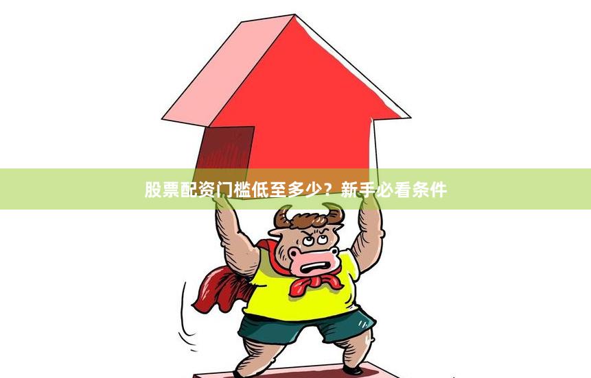 股票配资门槛低至多少？新手必看条件